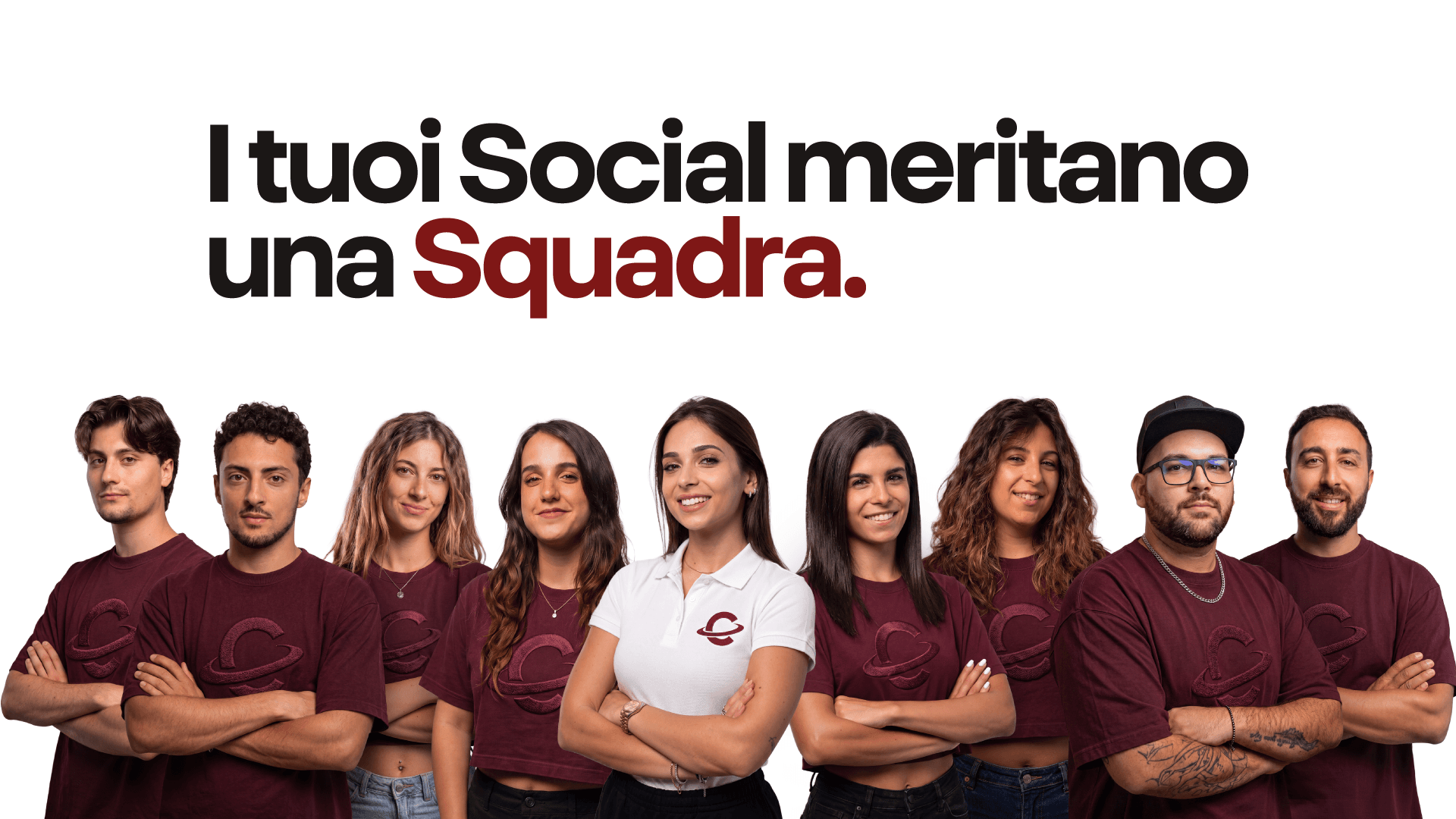 Il team Crio Agency al completo